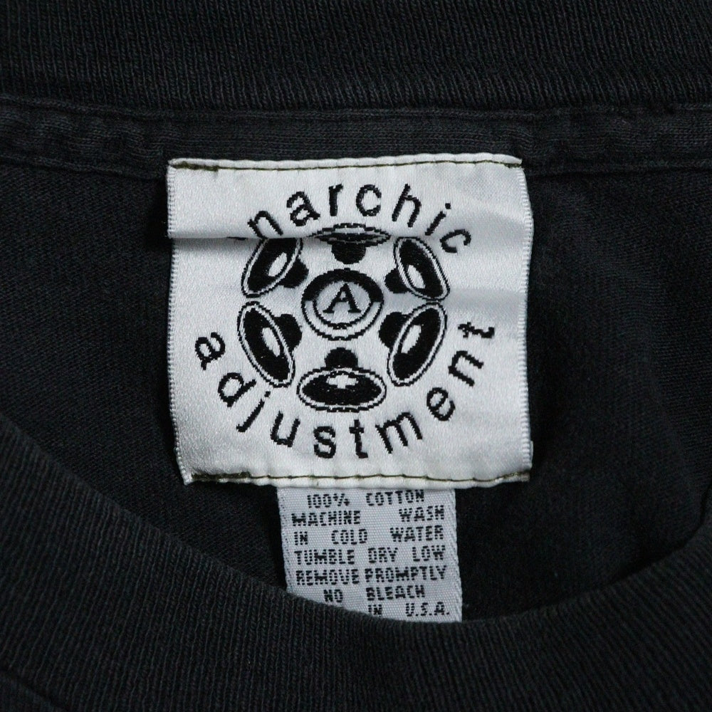 VINTAGE(ヴィンテージ) 90s ANARCHIC ADJUSTMENT TRUTH WILL COME アナーキックアジャストメント 半袖Tシャツ カットソー ブラック