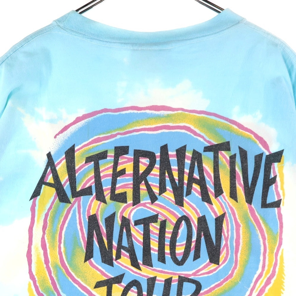 VINTAGE(ヴィンテージ) 90-00s SPIN DOCTORS SOUL ASYLUM SCREAMING TREES ALTERNATIVE NATION TOUR スピンドクターズ 半袖Tシャツ カットソー ブルー/ホワイト