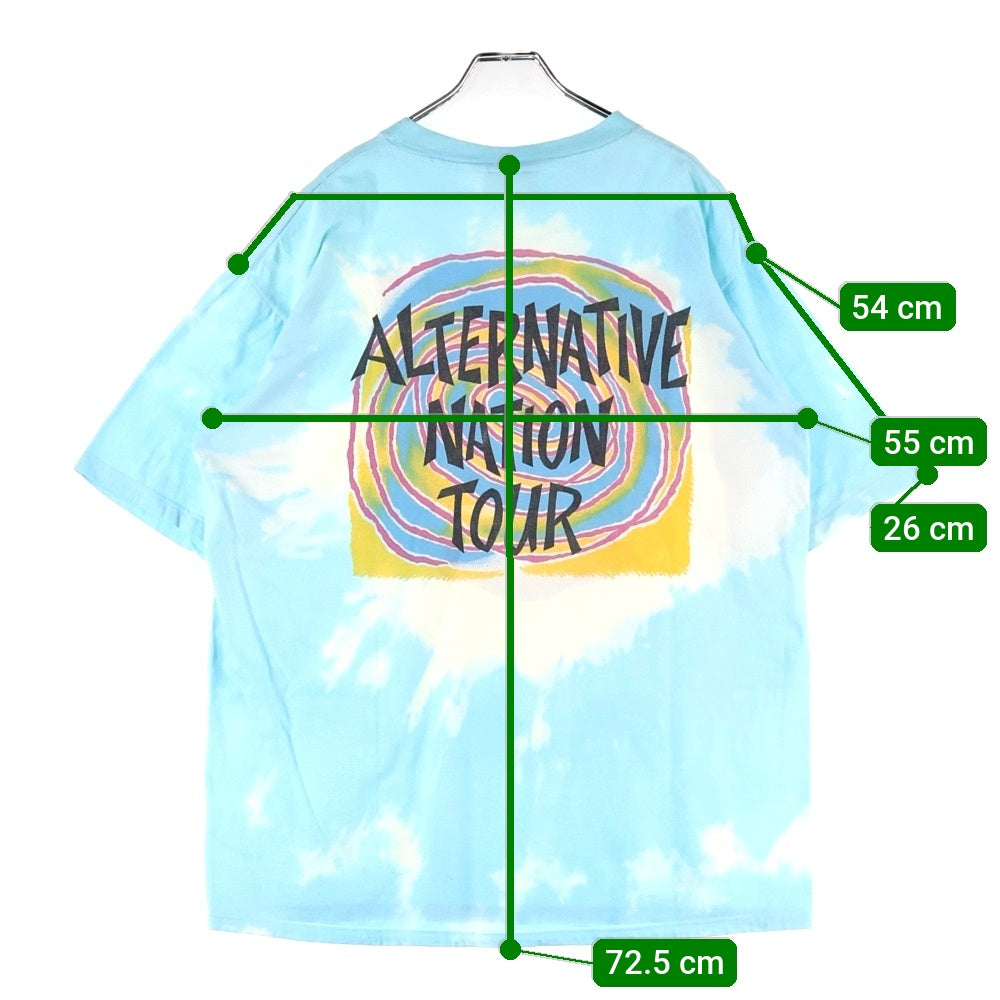 VINTAGE(ヴィンテージ) 90-00s SPIN DOCTORS SOUL ASYLUM SCREAMING TREES ALTERNATIVE NATION TOUR スピンドクターズ 半袖Tシャツ カットソー ブルー/ホワイト