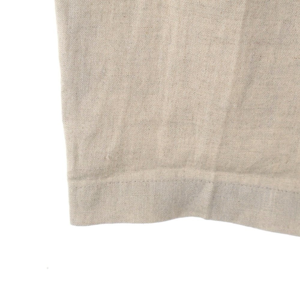 FARAH(ファーラー) ツータックワイドテーパード リネン スラックス FR0201-M4007 ベージュ