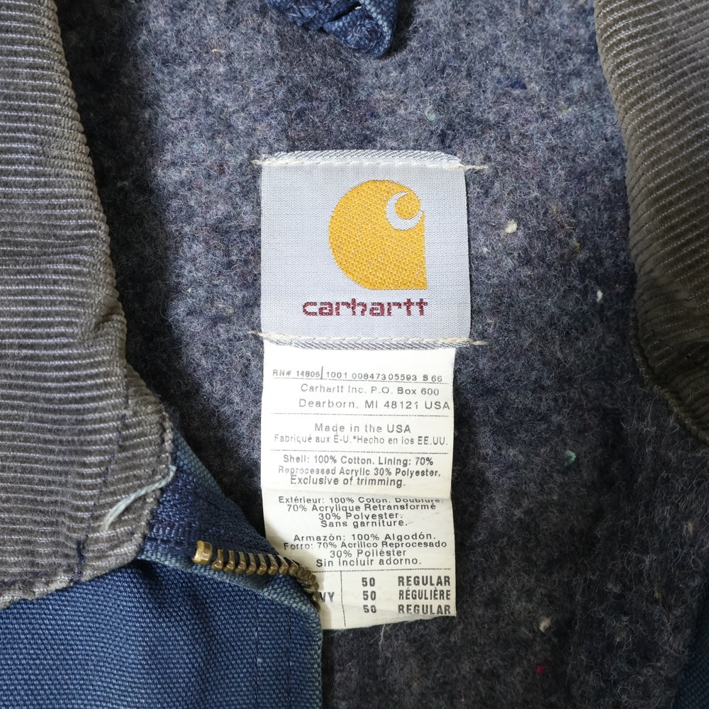 CARHARTT(カーハート) DETROIT JACKET デトロイトジャケット ネイビー J01 NVY