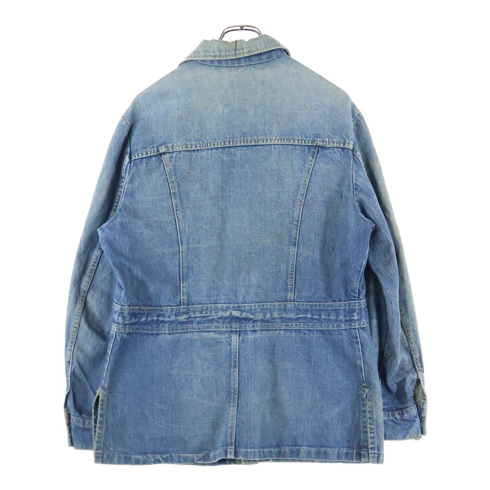 Lee リー インディゴ デニム ジャケット Gジャン Ｌ Lee リー デニムジャケット LOT 1411 復刻 Gジャン インディゴ L