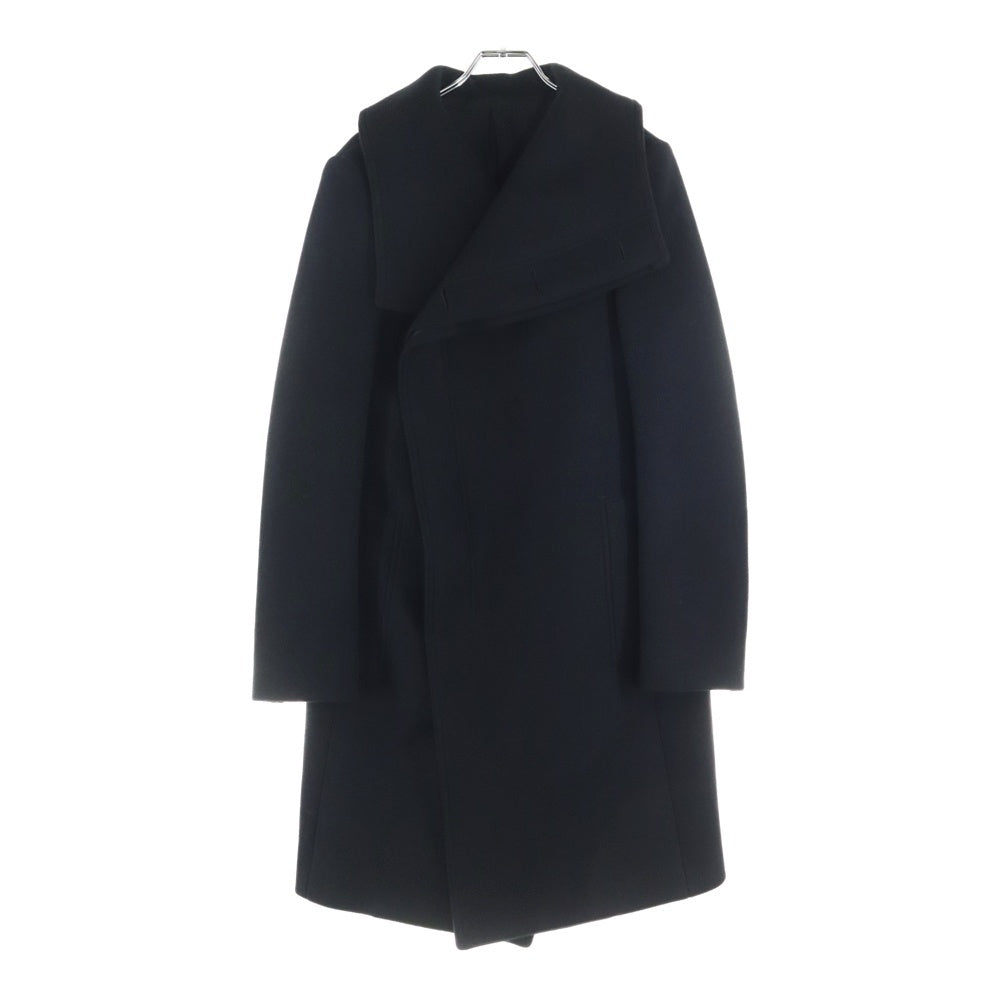 LITHIUM HOMME(リチウム オム) 20AW HIGH NECK WRAP COAT ハイネック ラップ コート ブラック LH-20-7210