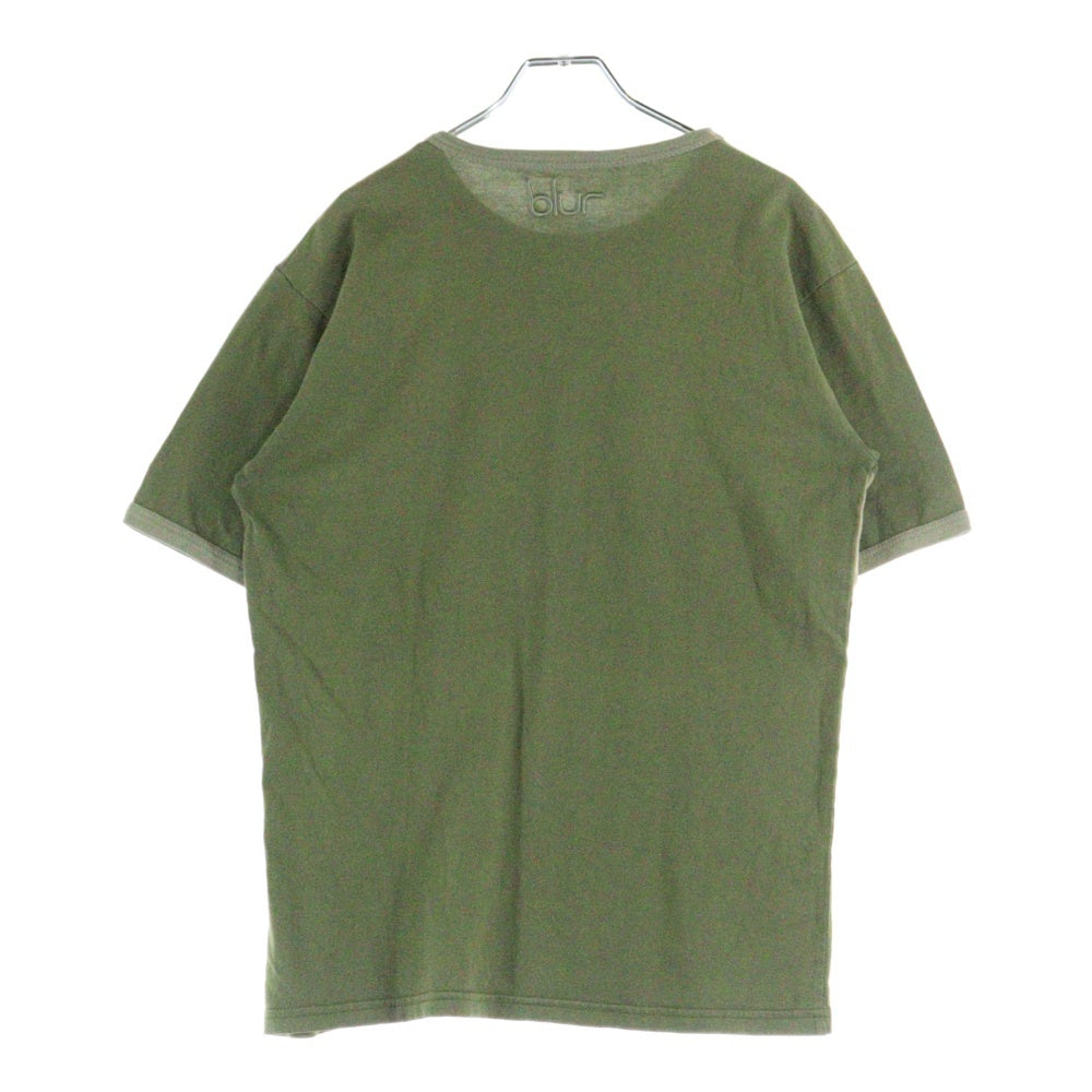 VINTAGE(ヴィンテージ) 90s blur 13 1999 ブラー サーティーン バンド 半袖Tシャツ カットソー グリーン