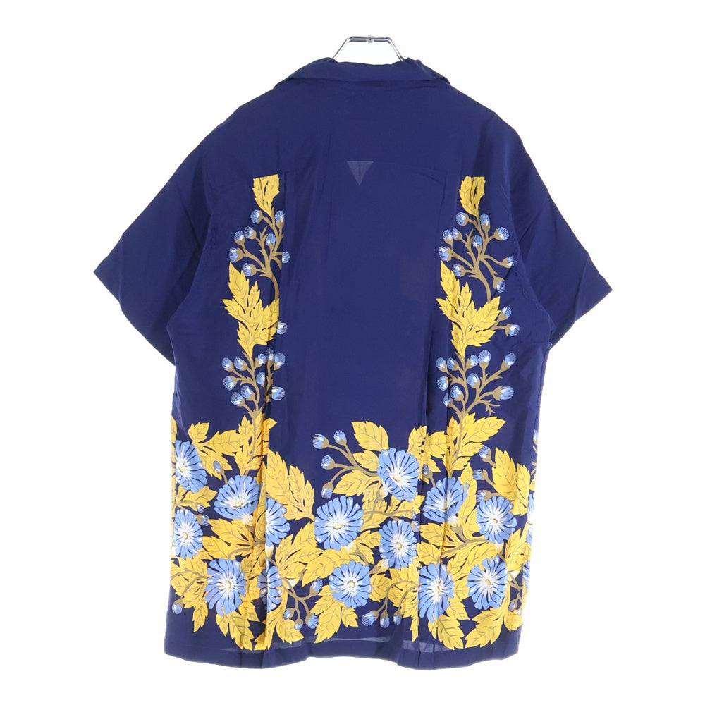 VINTAGE(ヴィンテージ) 50s DUKE KAHANAMOKU MADE BY CISCO デュークカハナモク アロハシャツ ハワイアンシャツ 半袖シャツ ネイビー