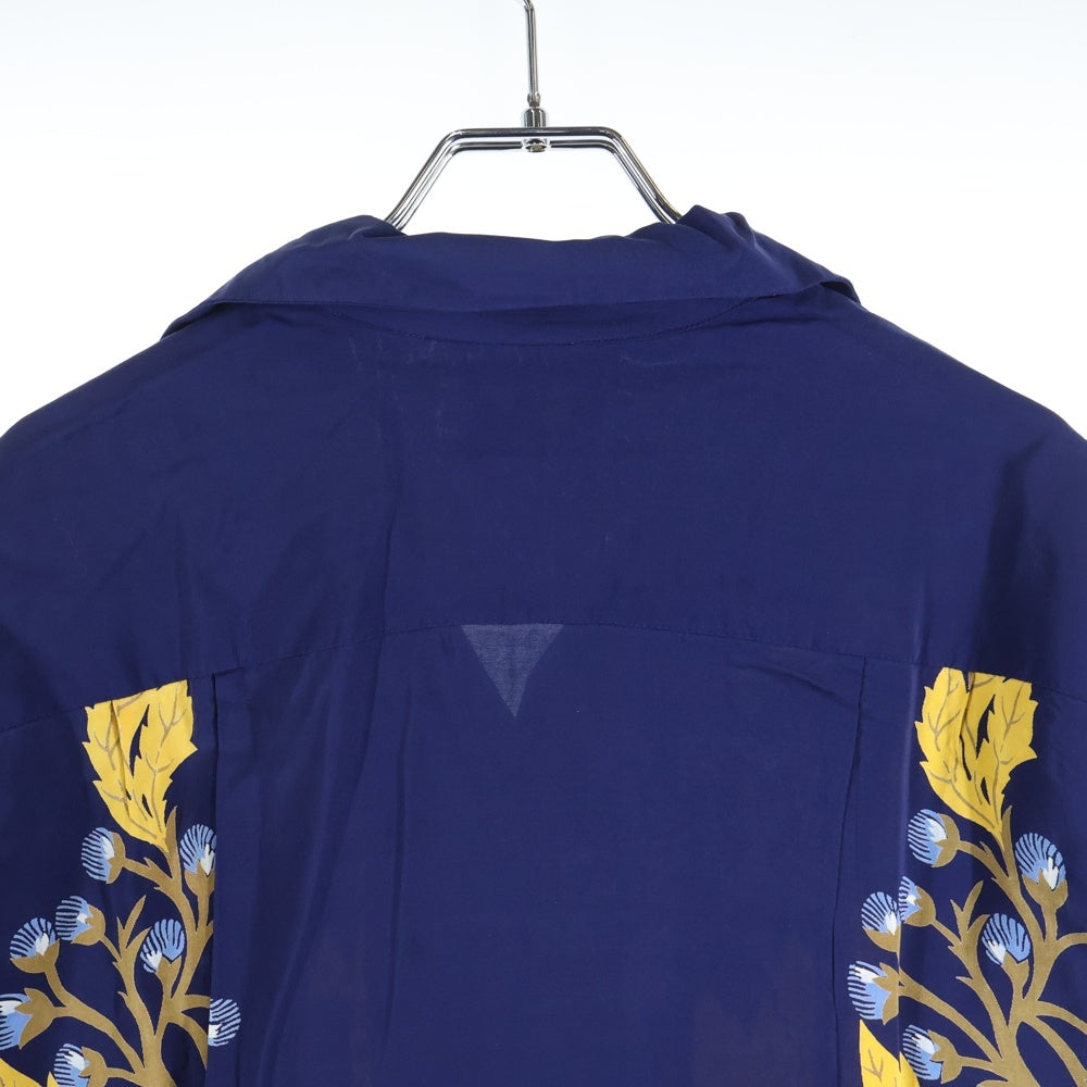 VINTAGE(ヴィンテージ) 50s DUKE KAHANAMOKU MADE BY CISCO デュークカハナモク アロハシャツ ハワイアンシャツ 半袖シャツ ネイビー