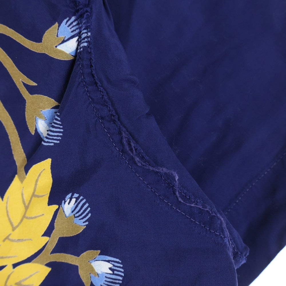 VINTAGE(ヴィンテージ) 50s DUKE KAHANAMOKU MADE BY CISCO デュークカハナモク アロハシャツ ハワイアンシャツ 半袖シャツ ネイビー