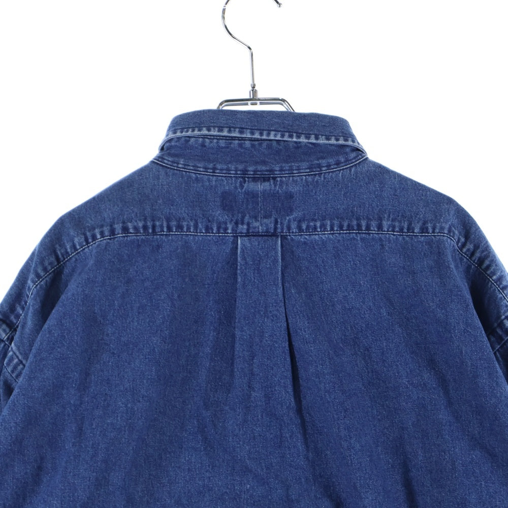 RALPH LAUREN(ラルフローレン) 90s BLAIRE Denim Shirt デニムシャツ 長袖シャツ 胸ロゴ インディゴ