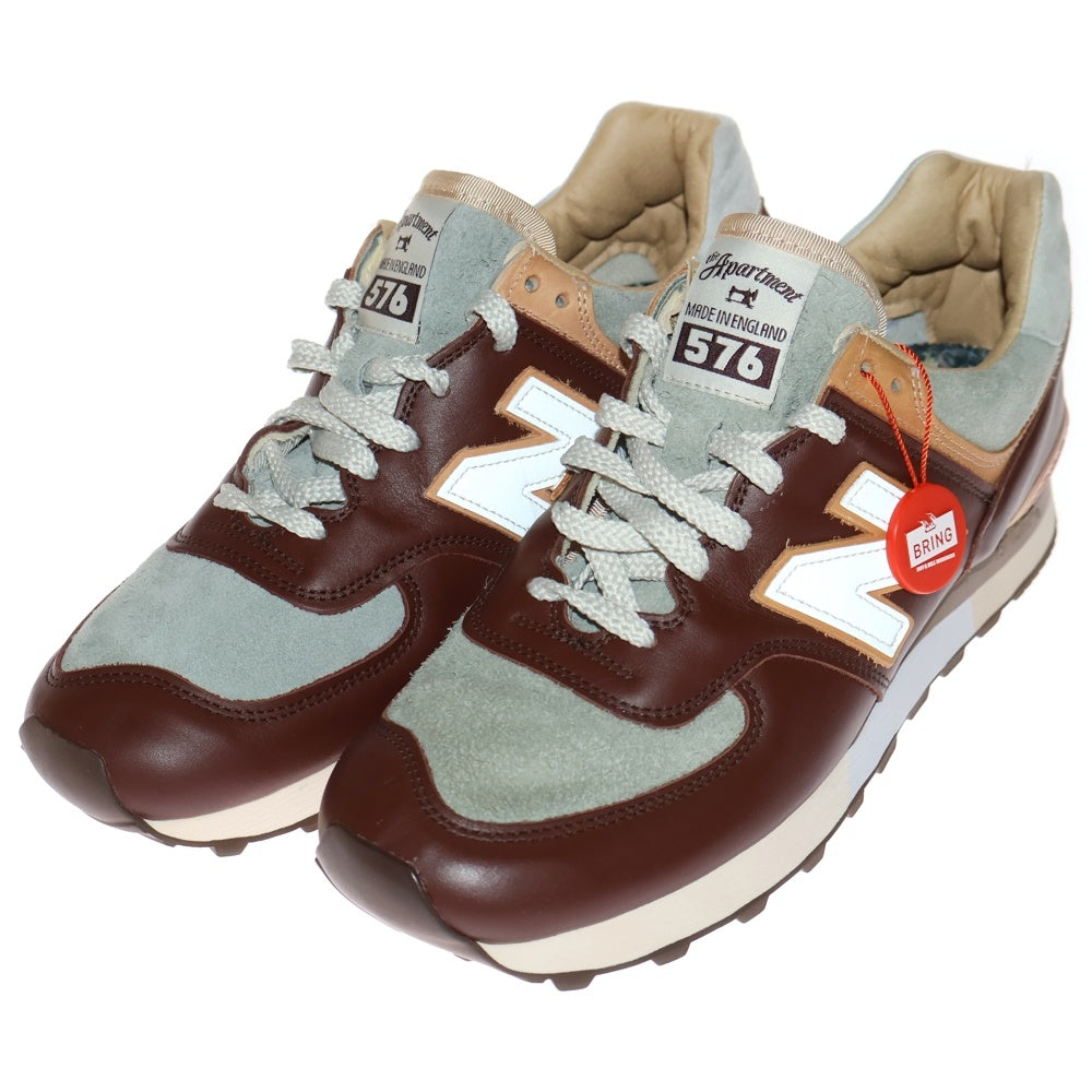 New Balance(ニューバランス) ×the Apartment 576 Brown ×ジ アパートメント ローカットスニーカー ブラウン US10/28cm