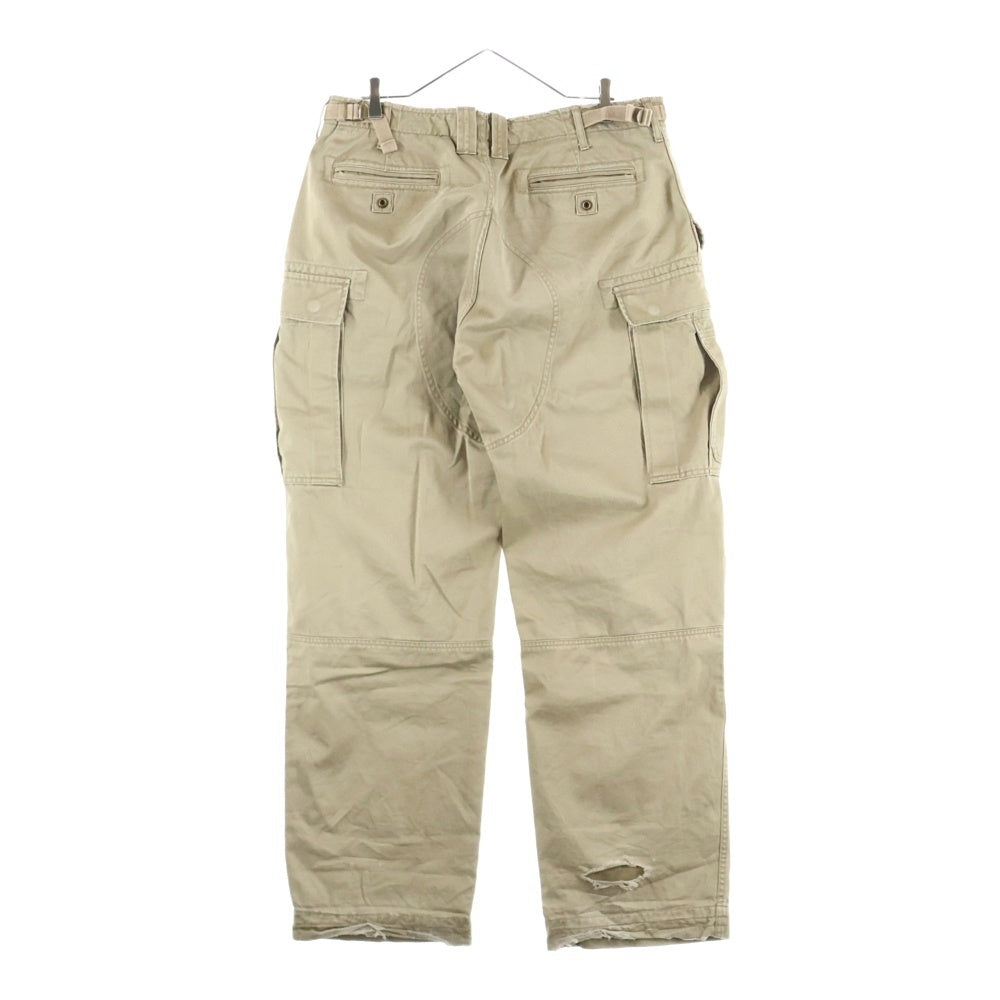 POLO RALPH LAUREN(ポロラルフローレン) WIDE CARGO PANTS ワイド カーゴ パンツ カーキ