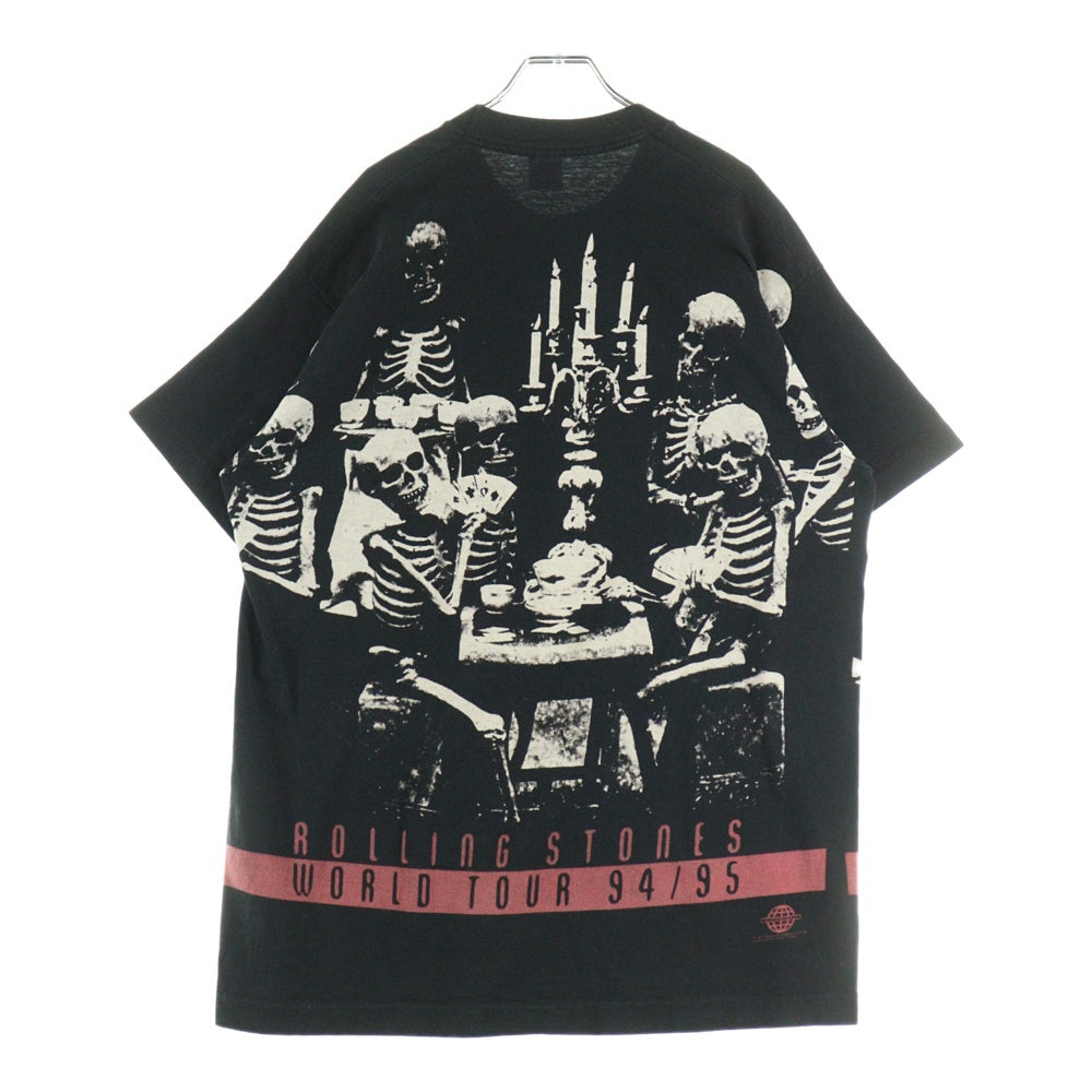VINTAGE(ヴィンテージ) 90s ROLLING STONES VOODOO LOUNGE FOTL AOP TEE ローリングストーンズ 両面プリント ブラック 半袖Tシャツ