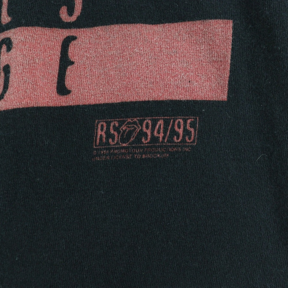 VINTAGE(ヴィンテージ) 90s ROLLING STONES VOODOO LOUNGE FOTL AOP TEE ローリングストーンズ 両面プリント ブラック 半袖Tシャツ