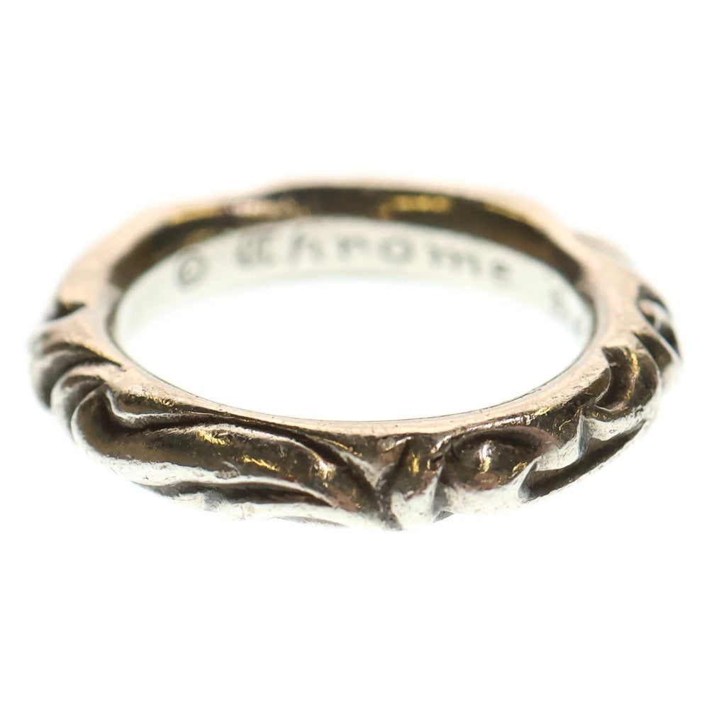 CHROME HEARTS(クロムハーツ) SCRL BAND スクロールバンド リング シルバー BCA351