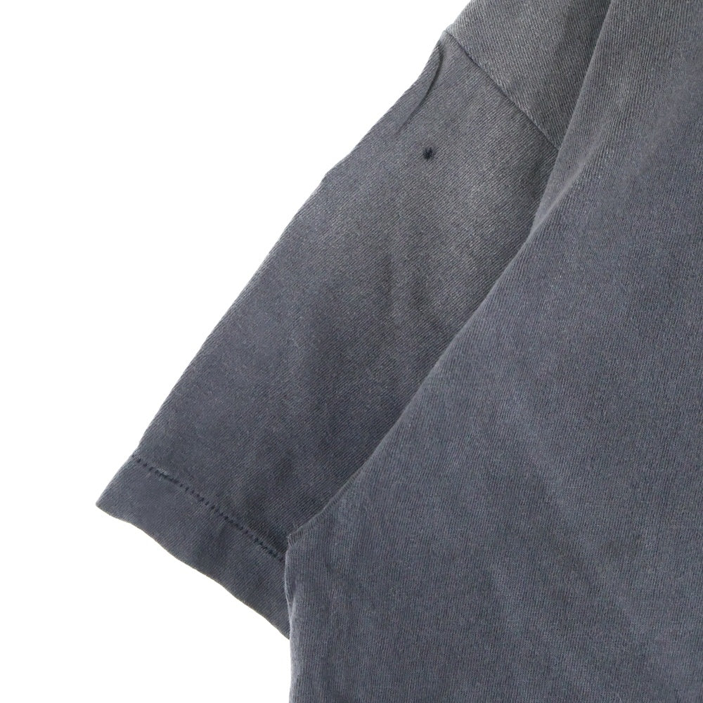 SAINT MICHAEL(セントマイケル) 25AW SM-HR1-0000-C18 DE LA SOULプリントヴィンテージ加工Tシャツ カットソー ブラック