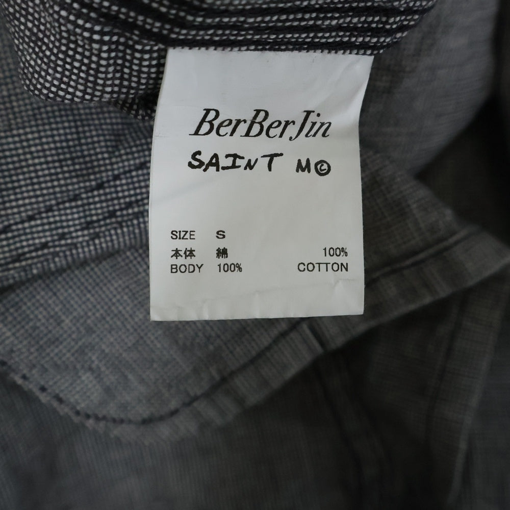 SAINT MICHAEL(セントマイケル) X BerBerJin STRIPE BB_DENIM JKT SM-YS1-0000-C54 ワークジャケット グレー