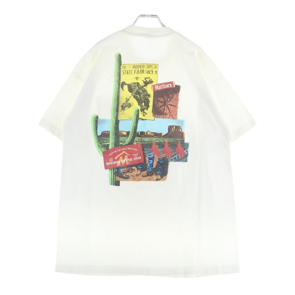 VINTAGE(ヴィンテージ) 90s Marlboro Cacutus Pocket Tee FOTL マルボロ カクタスポケット 半袖クルーネックTシャツ ホワイト