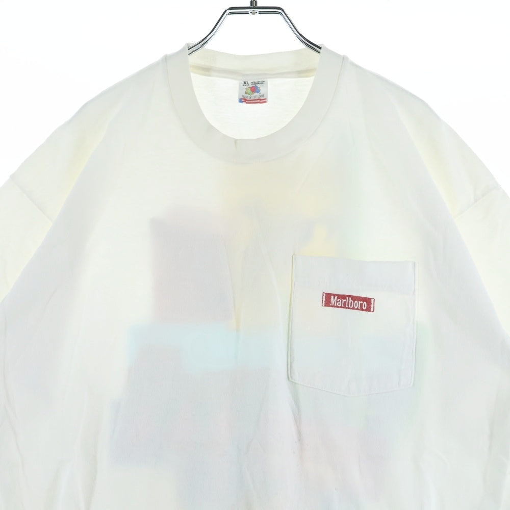 VINTAGE(ヴィンテージ) 90s Marlboro Cacutus Pocket Tee FOTL マルボロ カクタスポケット 半袖クルーネックTシャツ ホワイト