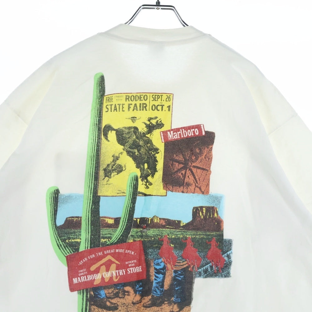 VINTAGE(ヴィンテージ) 90s Marlboro Cacutus Pocket Tee FOTL マルボロ カクタスポケット 半袖クルーネックTシャツ ホワイト
