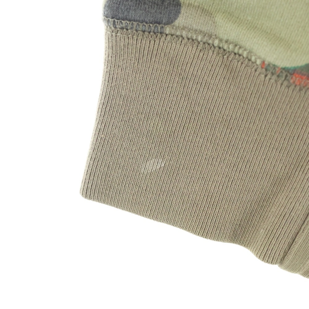 STUSSY(ステューシー) 00s Check Camo Zip Hoodie チェックカモ ジップアップフーディー カーキ