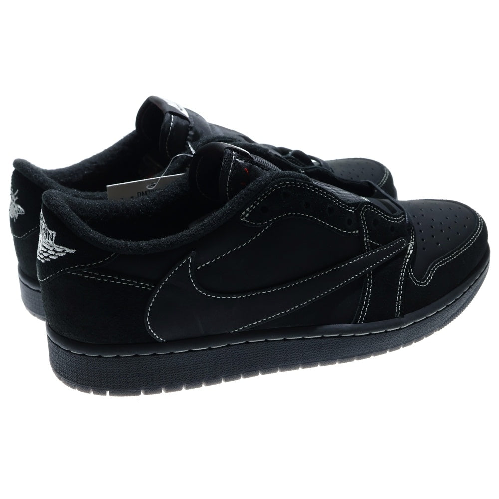 NIKE(ナイキ) ×TRAVIS SCOTT AIR JORDAN 1 LOW OG SP BLACK PHANTOM DM7866-001 トラヴィススコット エアジョーダン1 ブラックファントム ローカットスニーカー US11/29cm