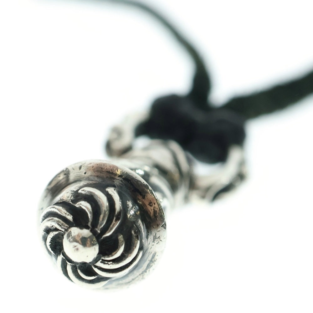 CHROME HEARTS(クロムハーツ) CAMPANA スモール レザーブレイド ペンダント ネックレス シルバー