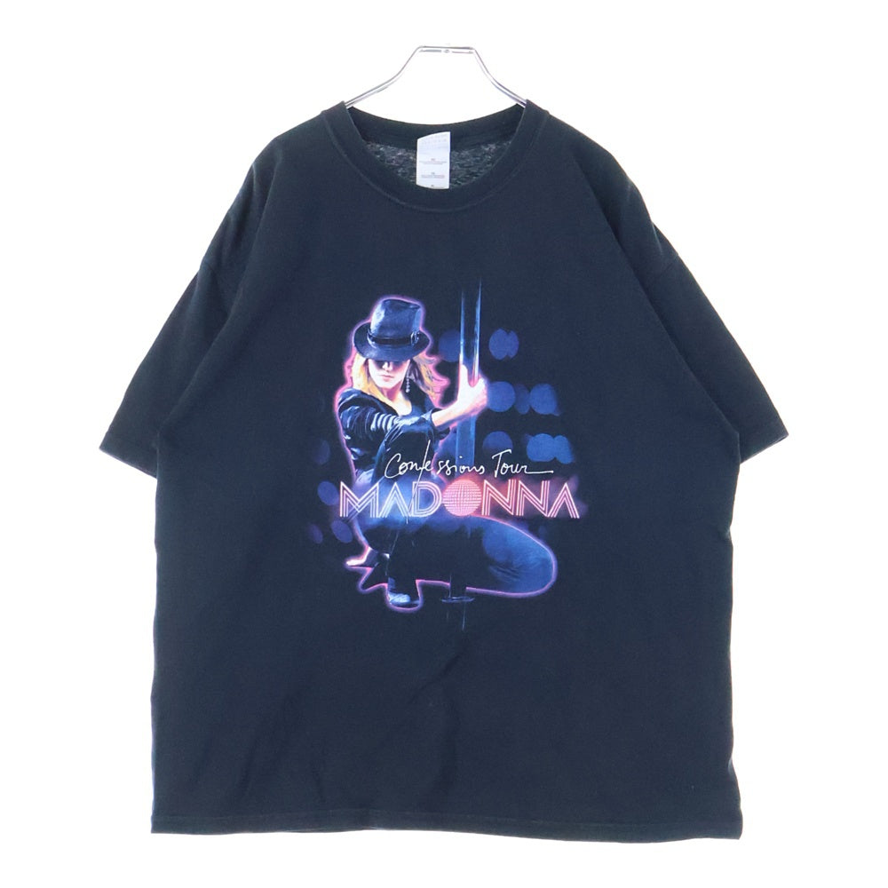VINTAGE(ヴィンテージ) 00s MADONNA MADONNA The Confessions Tour TEE マドンナ 両面プリント 半袖Tシャツ ブラック