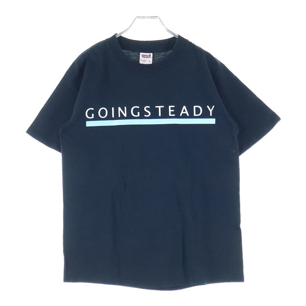 VINTAGE(ヴィンテージ) GOING STEADY ゴイステ もしも君が泣くならば ANVIL TEE 半袖クルーネックTシャツ ブラック
