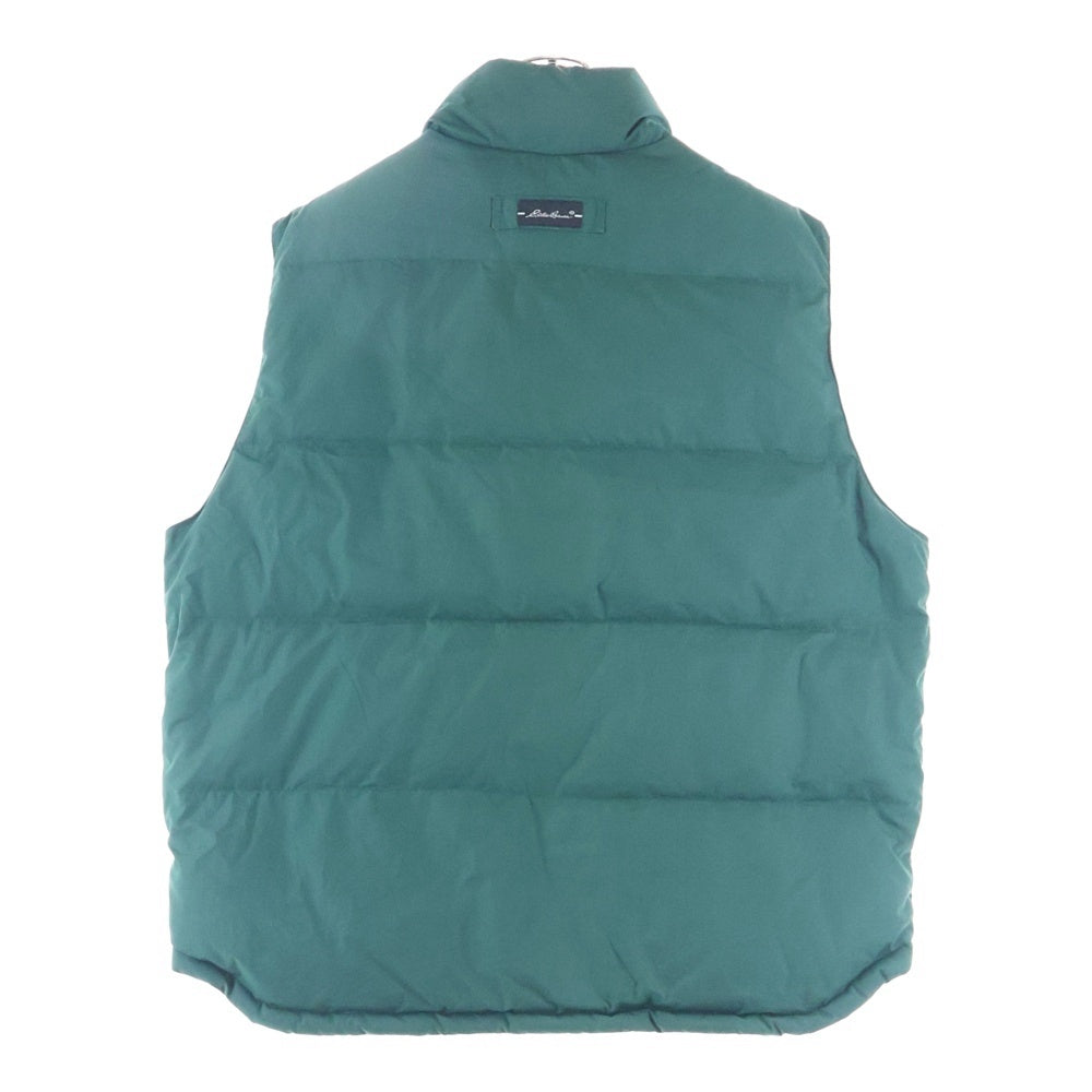 Eddie Bauer(エディバウワー) 90s VINTAGE REVERSIBLE DOWN BEST リバーシブル チェック ダウンベスト グリーン