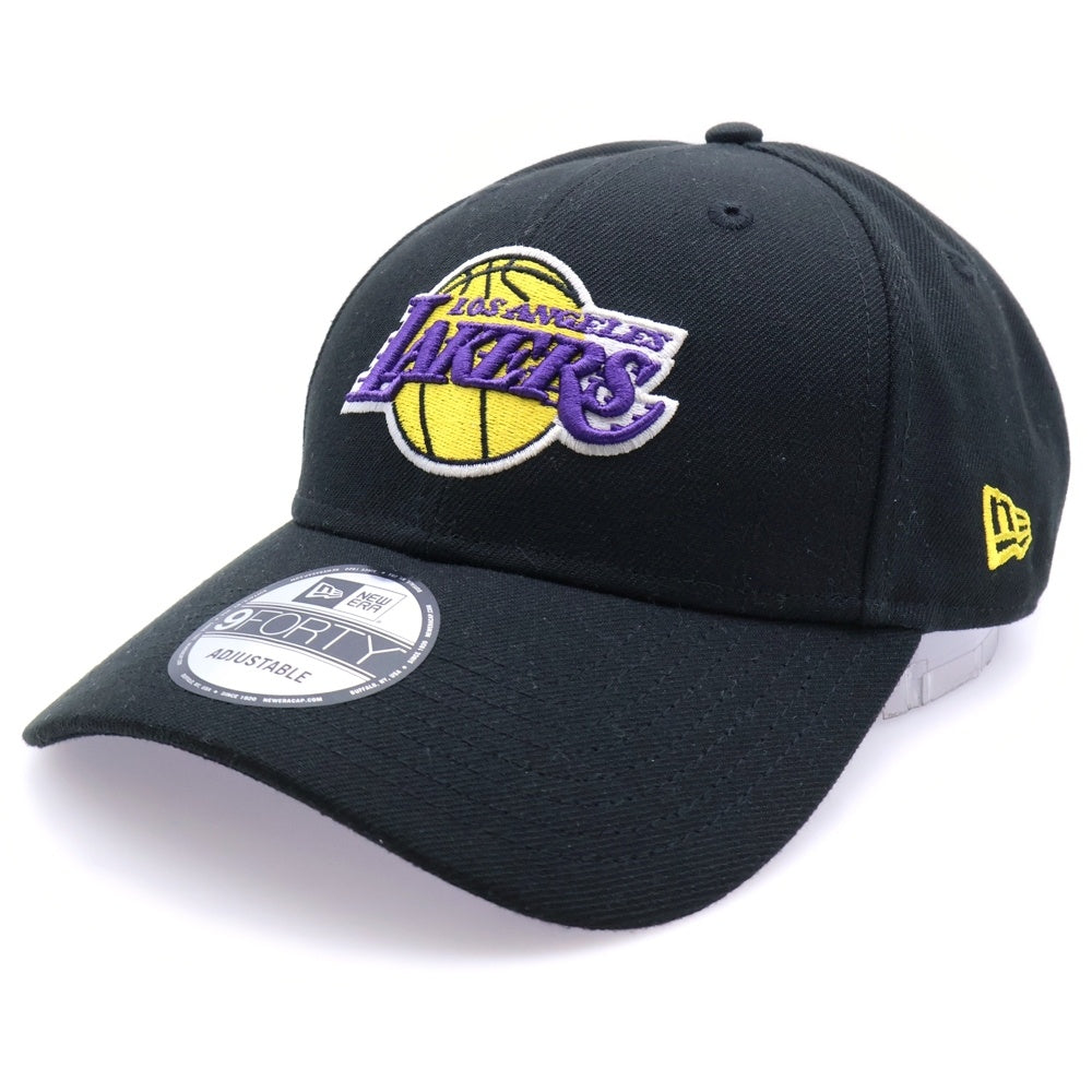 NEW ERA(ニューエラ) LOS ANGELES LAKERS CAP 9FORTY ロサンゼルス レイカーズ ベースボールキャップ ブラック