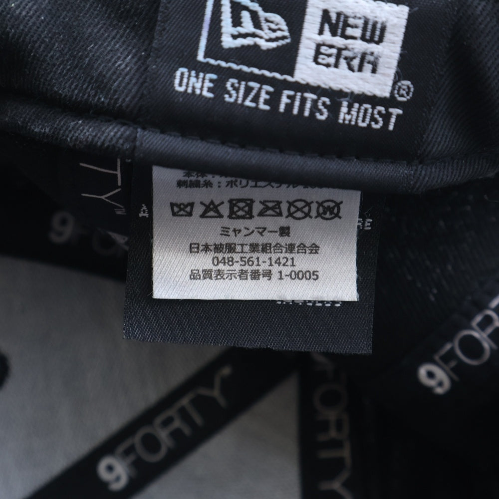 NEW ERA(ニューエラ) LOS ANGELES LAKERS CAP 9FORTY ロサンゼルス レイカーズ ベースボールキャップ ブラック