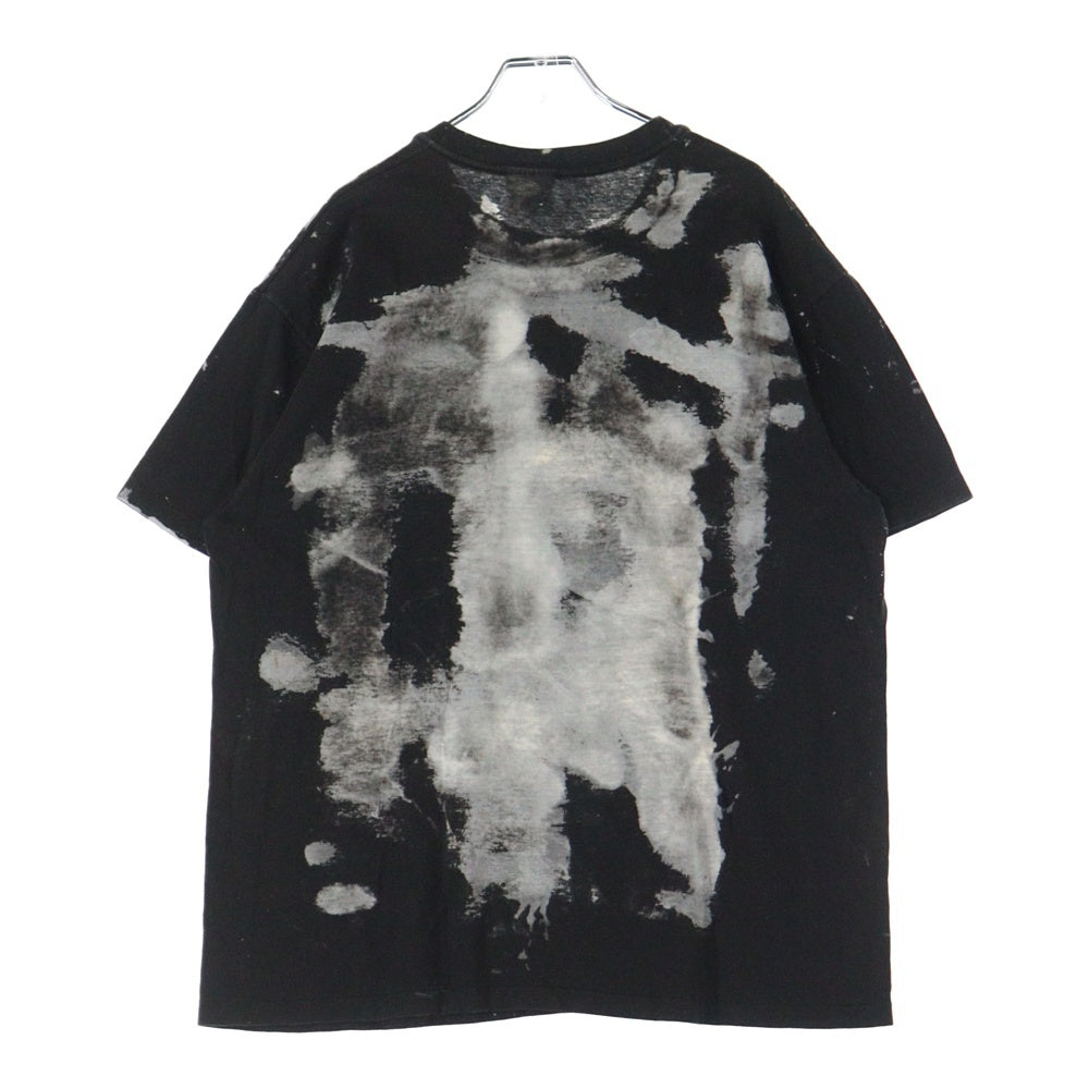 VINTAGE(ヴィンテージ) 80-90S JIM MORRISON MOSQUITOHEAD FULL PRINT ジムモリソン モスキートヘッド ブリーチ加工 半袖Tシャツ カットソー ブラック