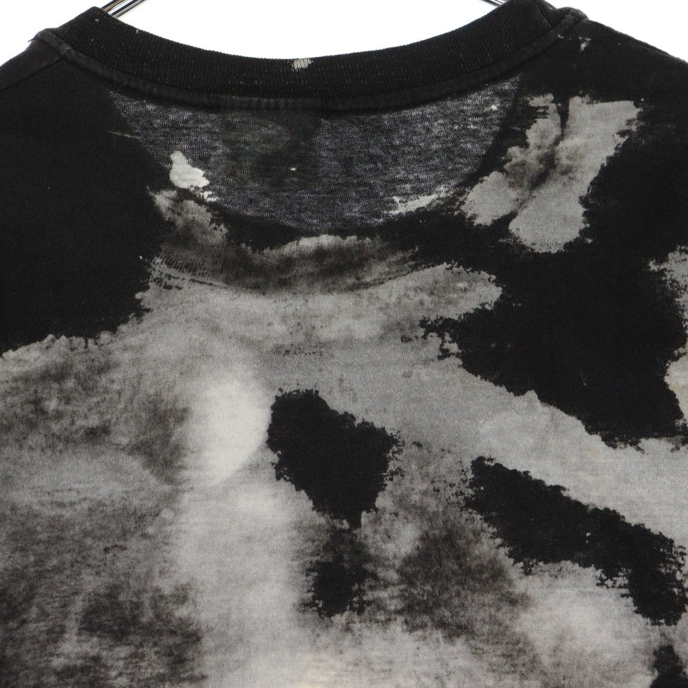 VINTAGE(ヴィンテージ) 80-90S JIM MORRISON MOSQUITOHEAD FULL PRINT ジムモリソン モスキートヘッド ブリーチ加工 半袖Tシャツ カットソー ブラック