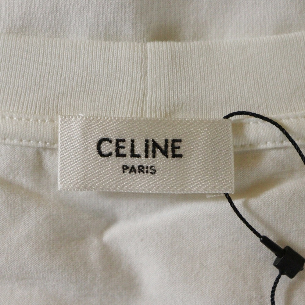 CELINE(セリーヌ) フォトプリントコットンジャージールーズ 半袖Tシャツ ホワイト 2X43F671Q