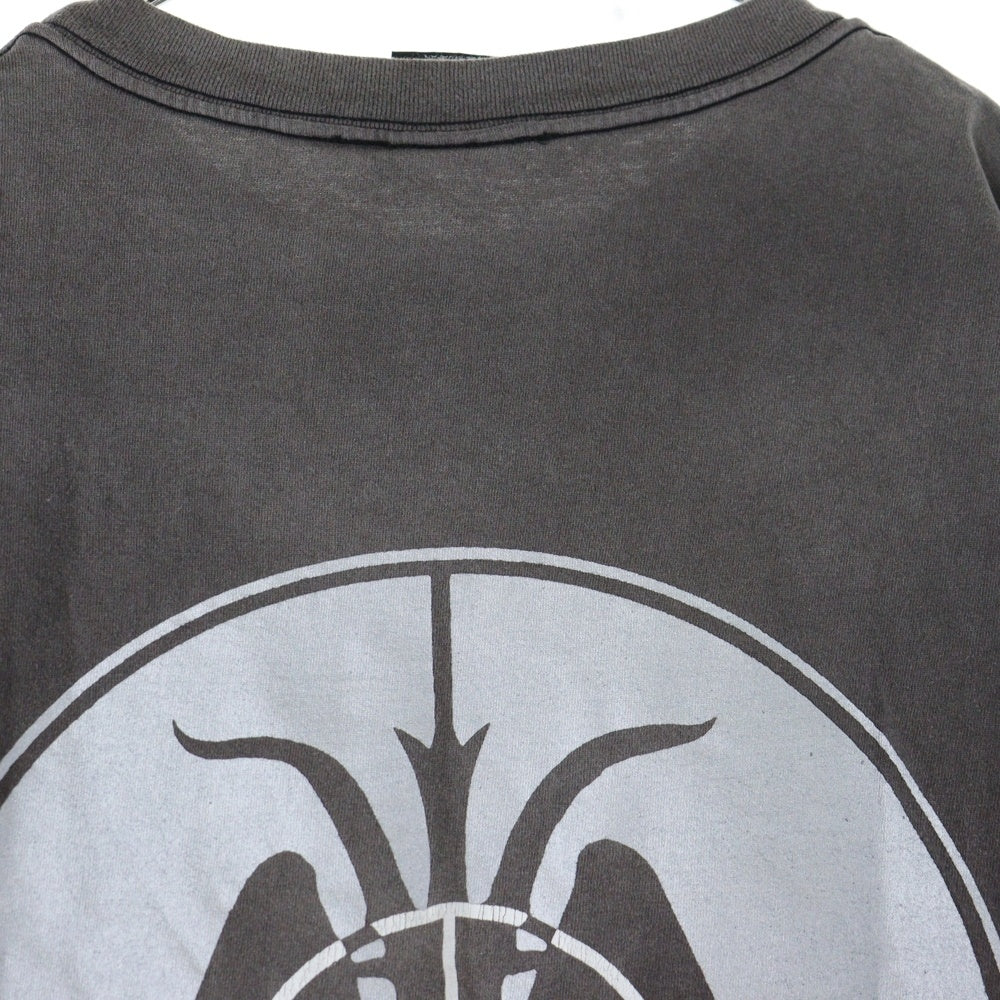 SAINT MICHAEL(セントマイケル) 21AW T-SHIRT FOCUS フォーカス クルーネックプリント半袖Tシャツ カットソー グレー SM-A21-0000-002