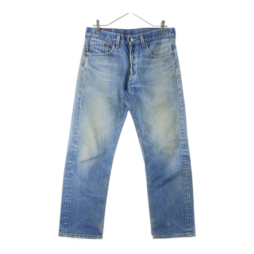Levi's(リーバイス) 90S 501XX ボタン裏524 復刻 USA製 ストレートデニムパンツ ブルー