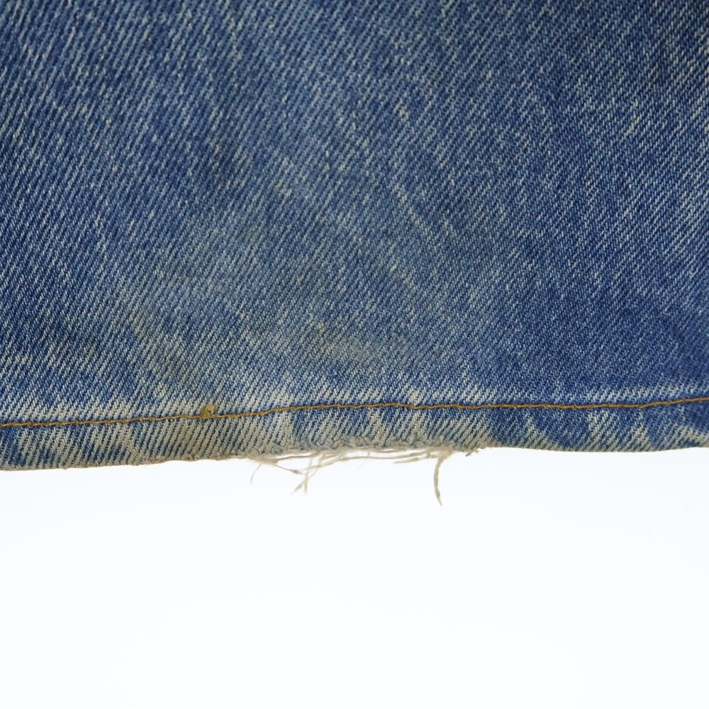 美品 濃紺 リーバイス 501 USA製 ボタン裏524 ストレートデニム Levi's