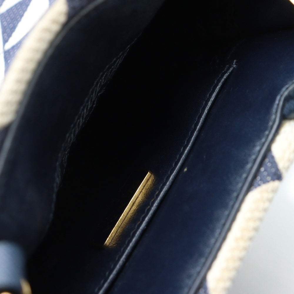 PRADA(プラダ) TRIANGOLO JACQUARD シンボル エンブロイダリー ミニ ハンドバッグ バッグ レディース 1BA355