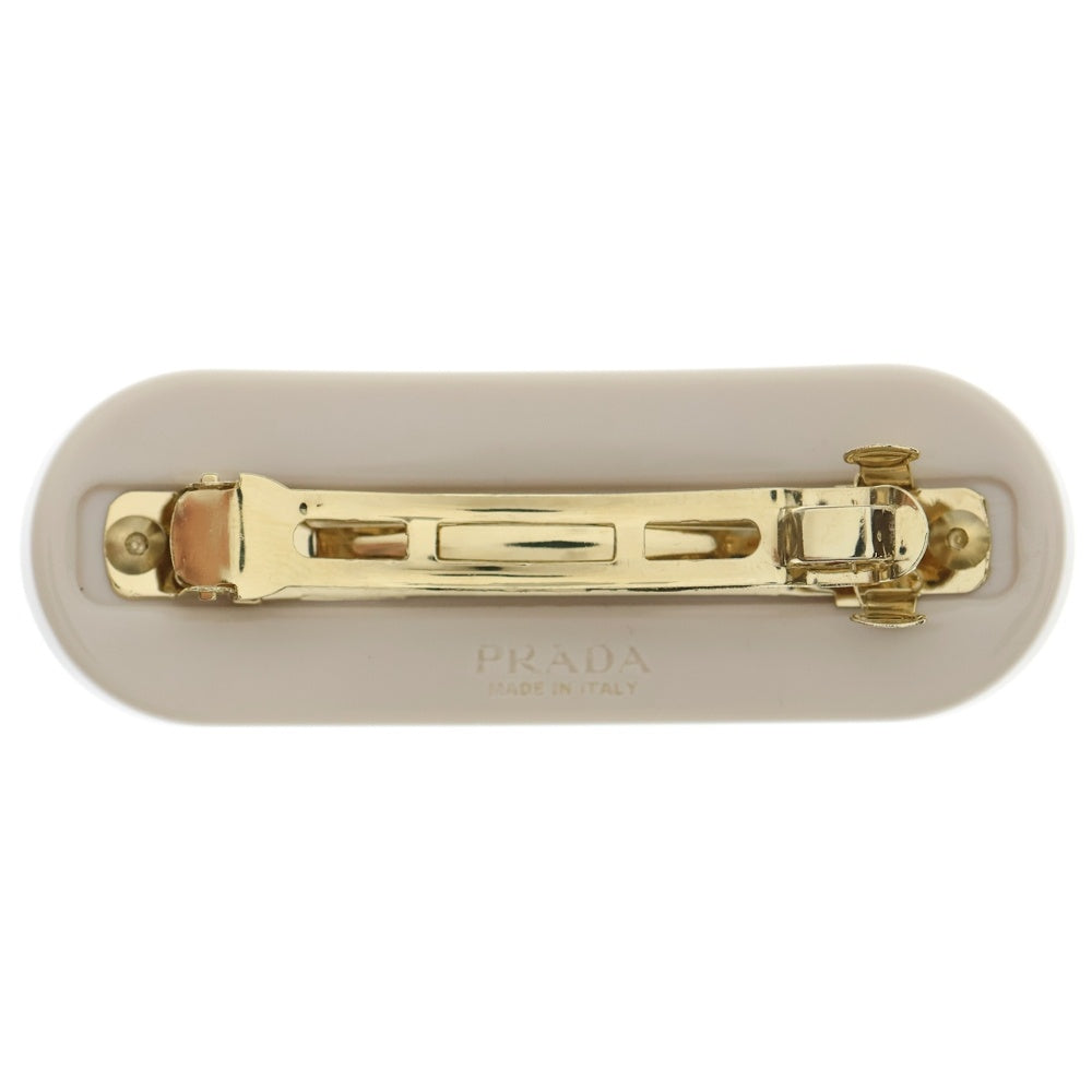 PRADA(プラダ) Hair Clip F03VZ ヘアクリップ ロゴラインストーン