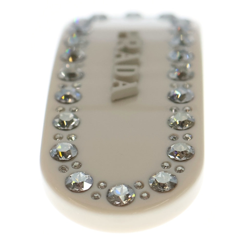PRADA(プラダ) Hair Clip F03VZ ヘアクリップ ロゴラインストーン