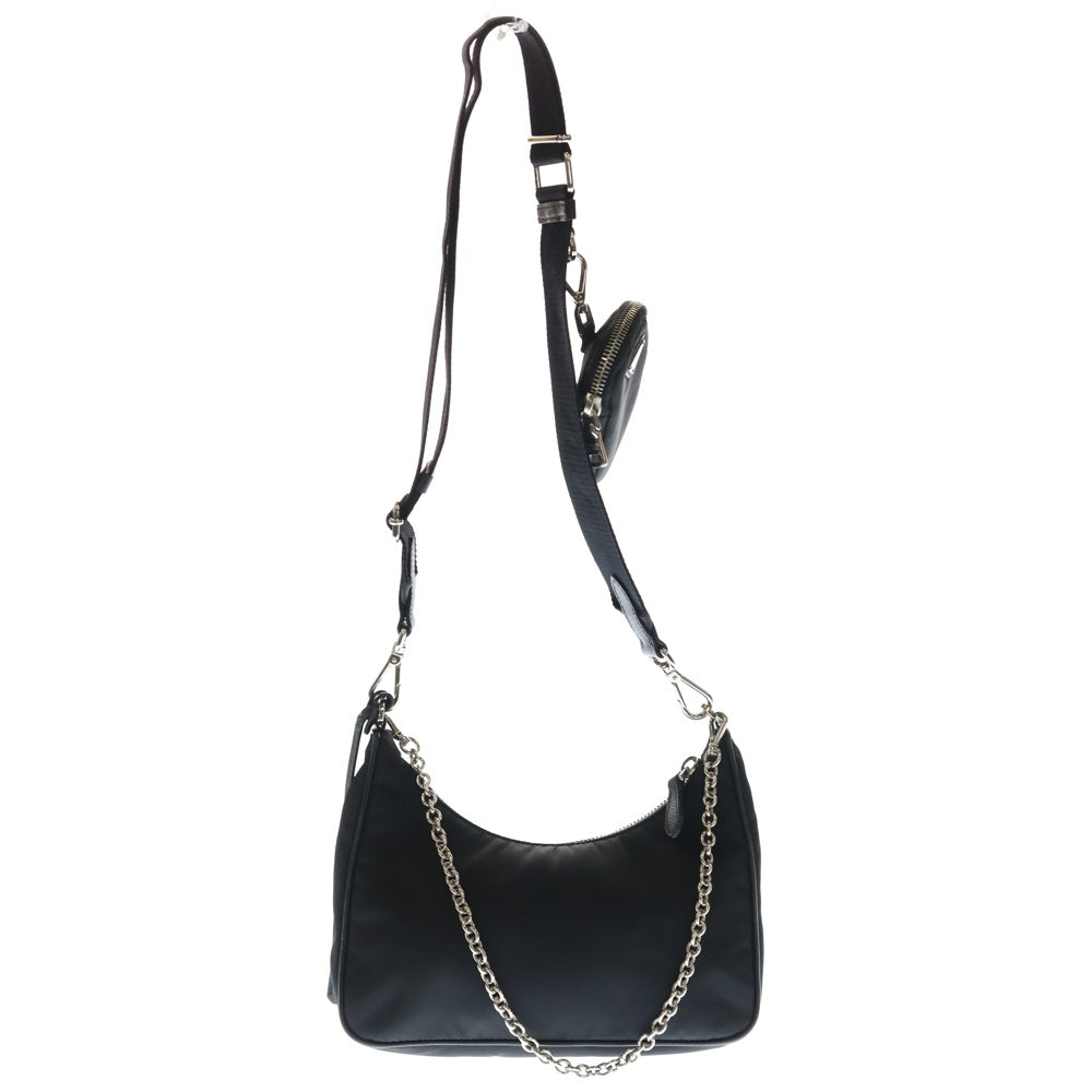 PRADA(プラダ) Re-Edition 2005 Re-Nylon 1BH204 リエディション リナイロン テスートサフィアーノ ブラック ハンドバッグ