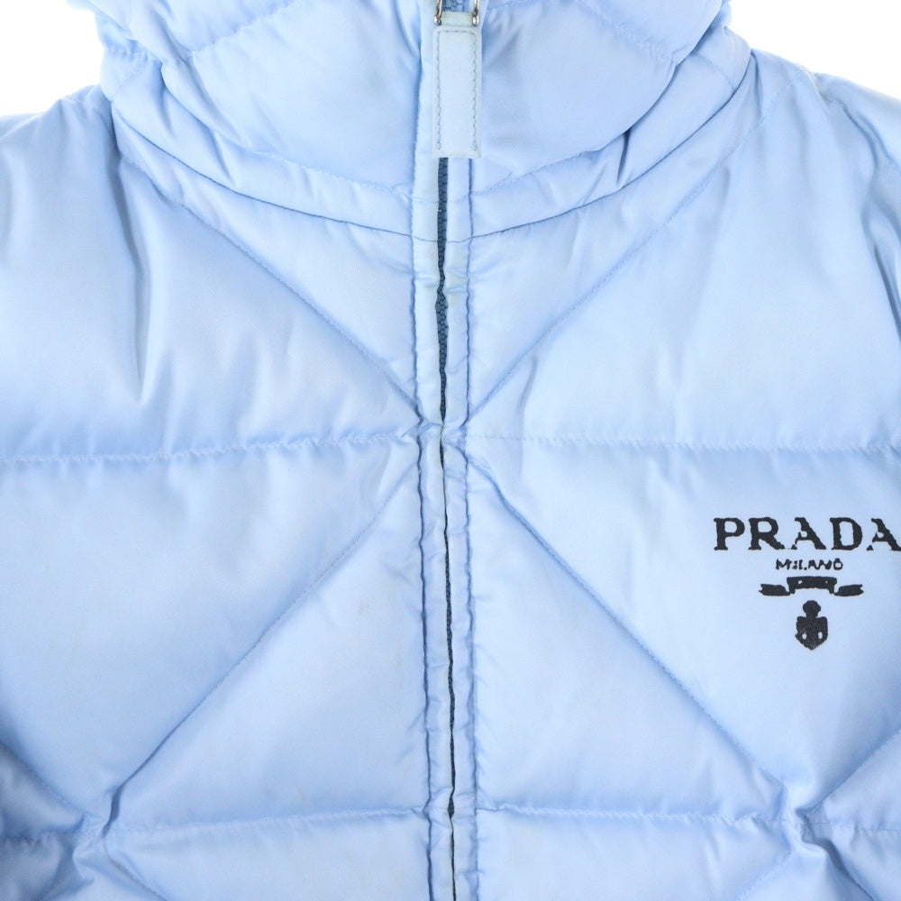 PRADA(プラダ) 21AW キルティング ナイロン フーディダウン ジャケット