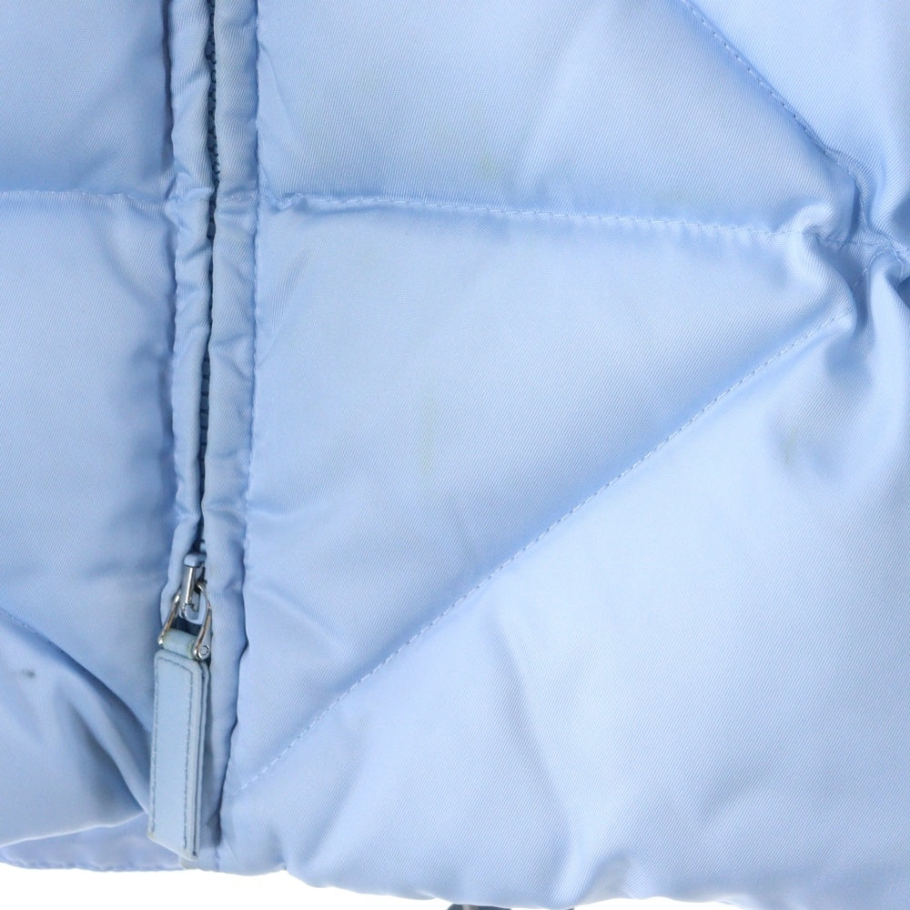 PRADA(プラダ) 21AW キルティング ナイロン フーディダウン ジャケット ライトブルー 291952 S212 1WQ8