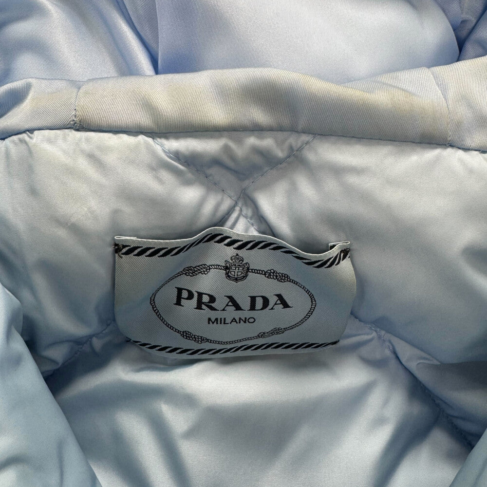 PRADA(プラダ) 21AW キルティング ナイロン フーディダウン ジャケット