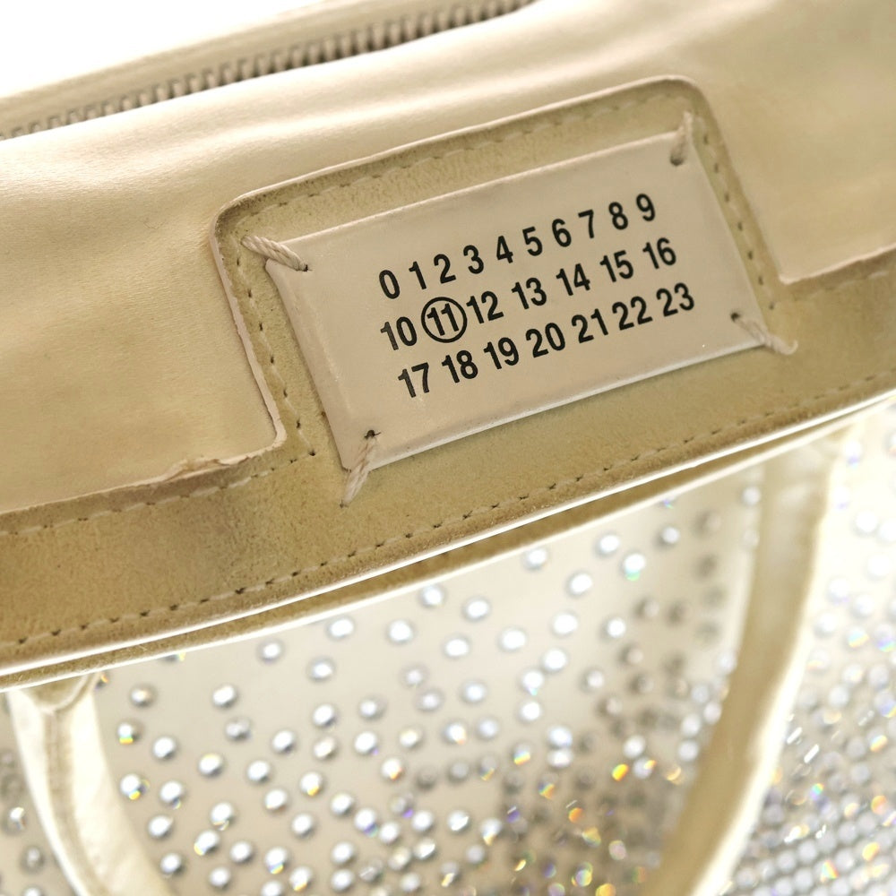 Maison Margiela(メゾンマルジェラ) ラインストーンショルダーバッグ レディース アイボリー SB2WG0005