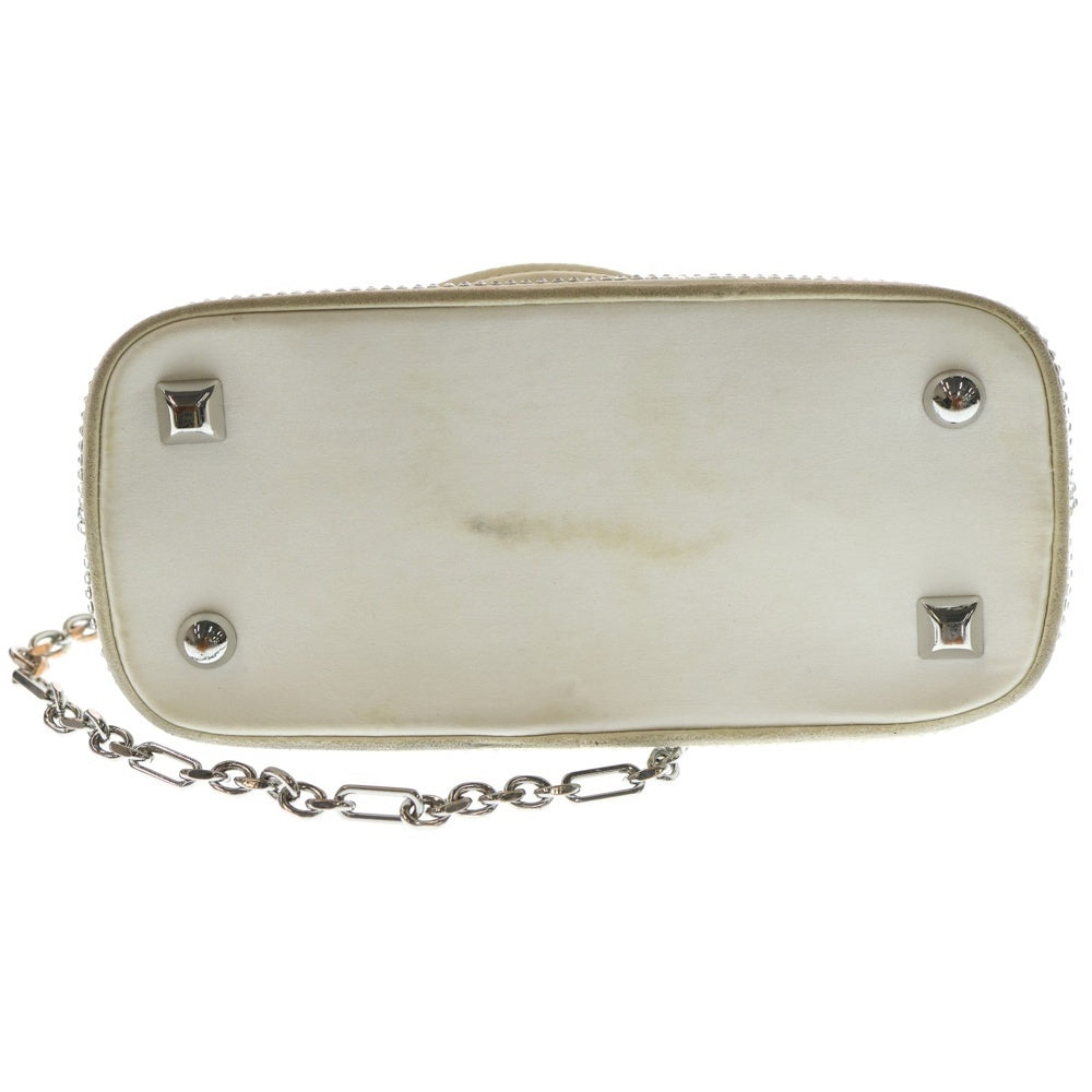 Maison Margiela メゾンマルジェラ ラインストーンショルダーバッグ レディース アイボリー SB2WG0005 Maison Margiela(メゾンマルジェラ) ラインストーンショルダーバッグ