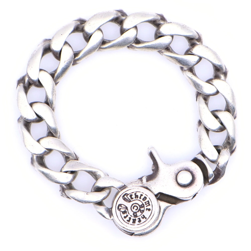 CHROME HEARTS(クロムハーツ) CROW CHN LNK クロウリンククリップ シルバーブレスレット 12LINK