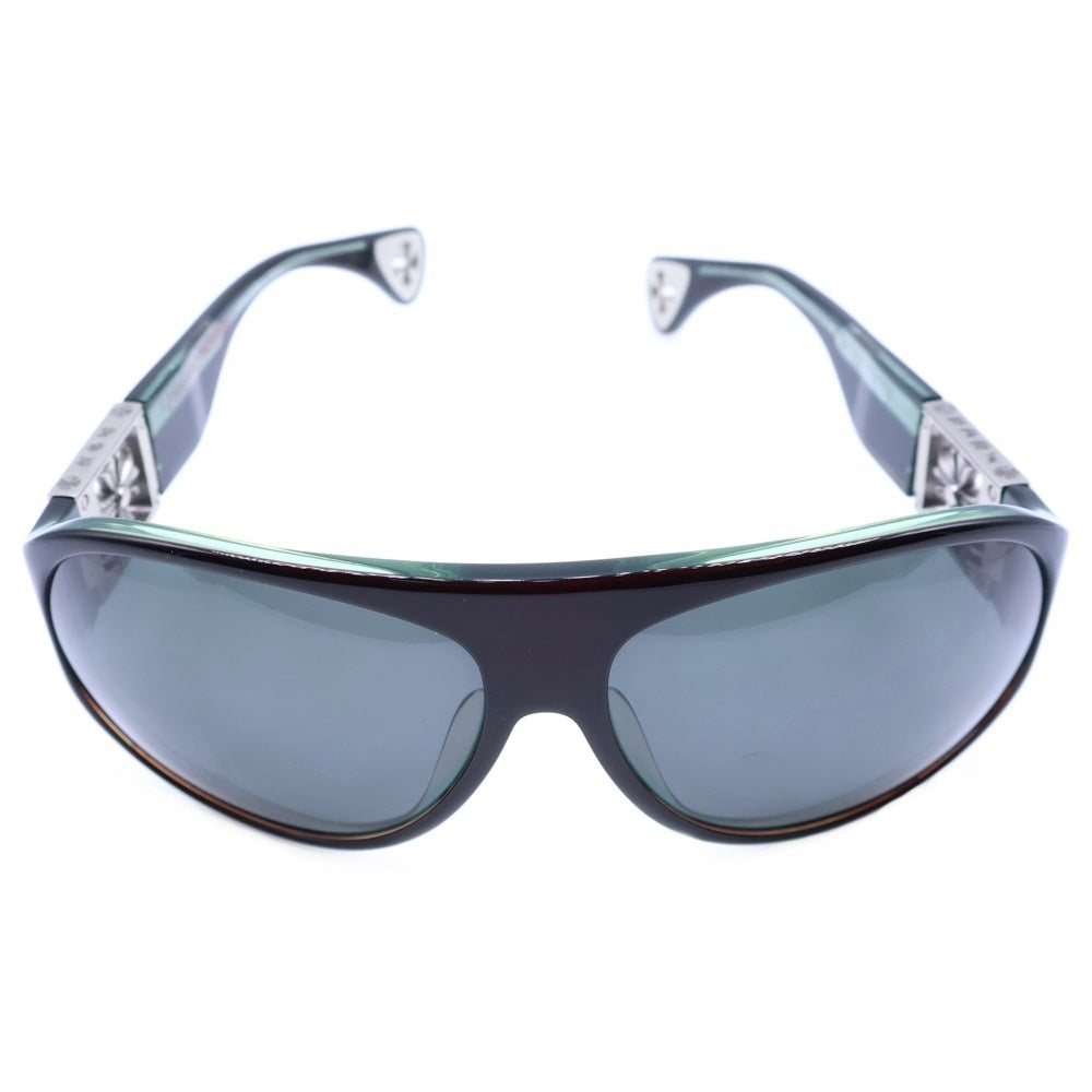 CHROME HEARTS(クロムハーツ) ERECTED CHクロス サングラス アイウェア ブラウン