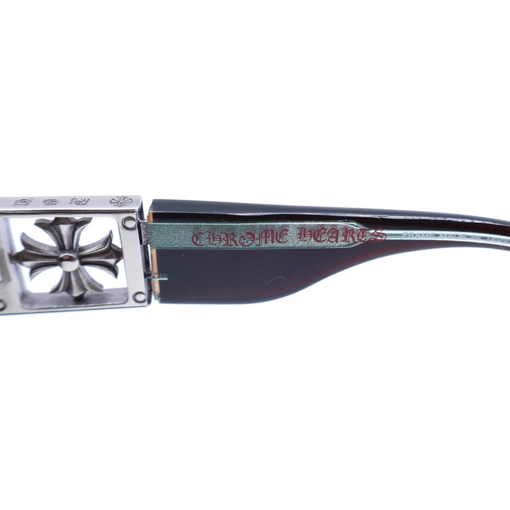 CHROME HEARTS(クロムハーツ) ERECTED CHクロス サングラス アイウェア ブラウン