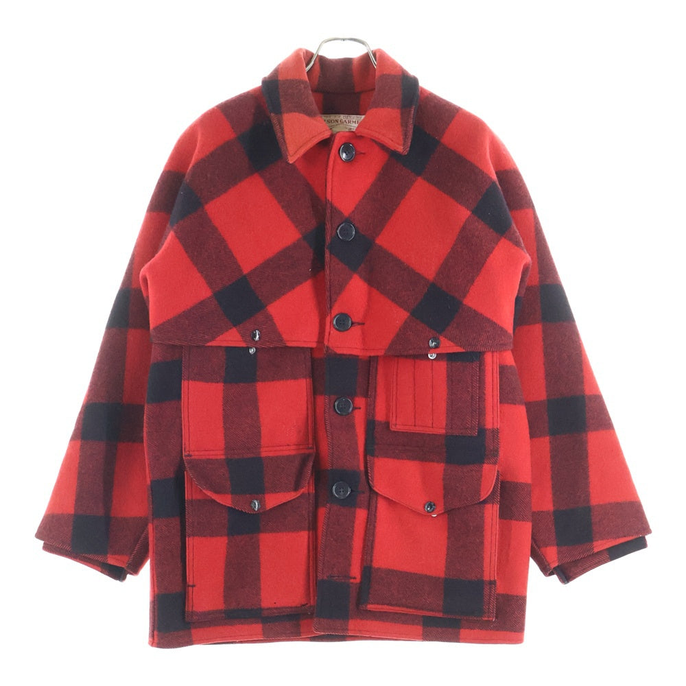 C.C FILSON(フィルソン) 70-80S DOUBLE MCCHINO CRUISER JACKET ダブルマッキーノ クルーザージャケット レッド/ブラック