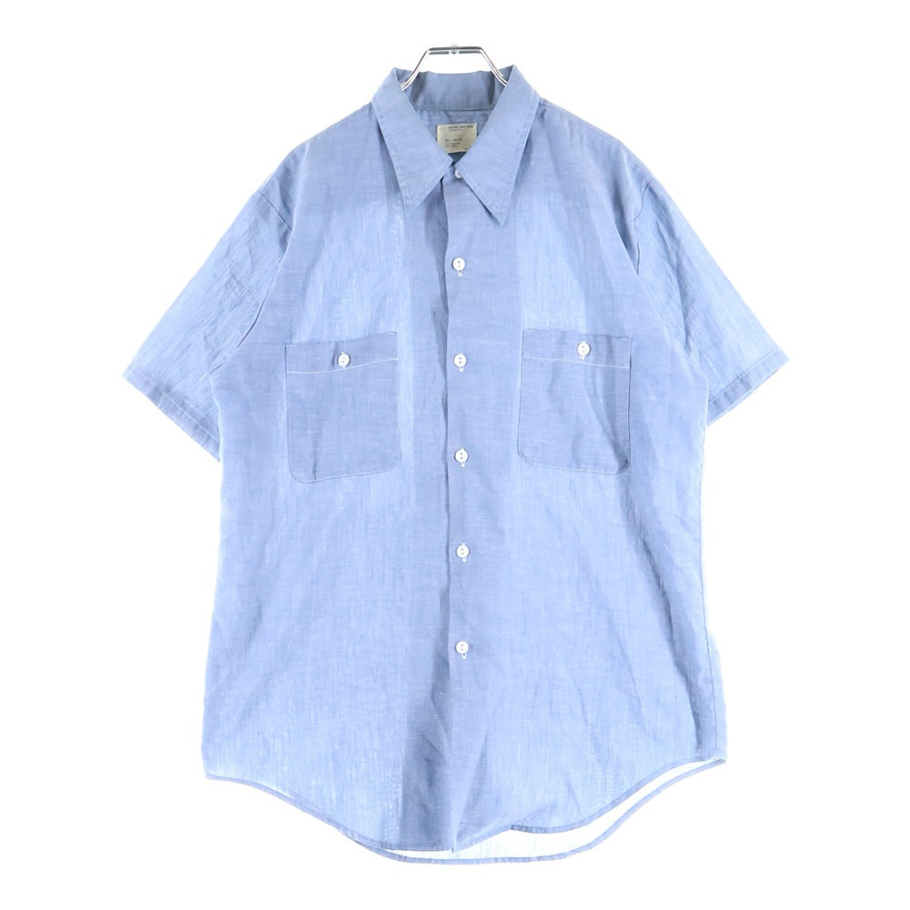 BIGMAC(ビッグマック) 70S J C PENNY S/S SHIRT コットン ポリエステル 半袖シャツ インディゴ